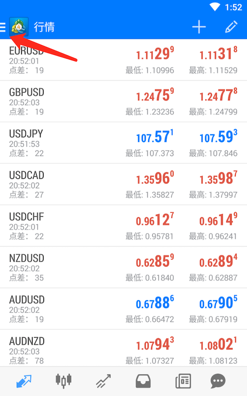 1591033985669673.png AUSForex澳汇|安卓MT4如何使用?