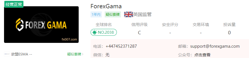 2024年10月31日:ForexGama外汇杠杆是多少倍